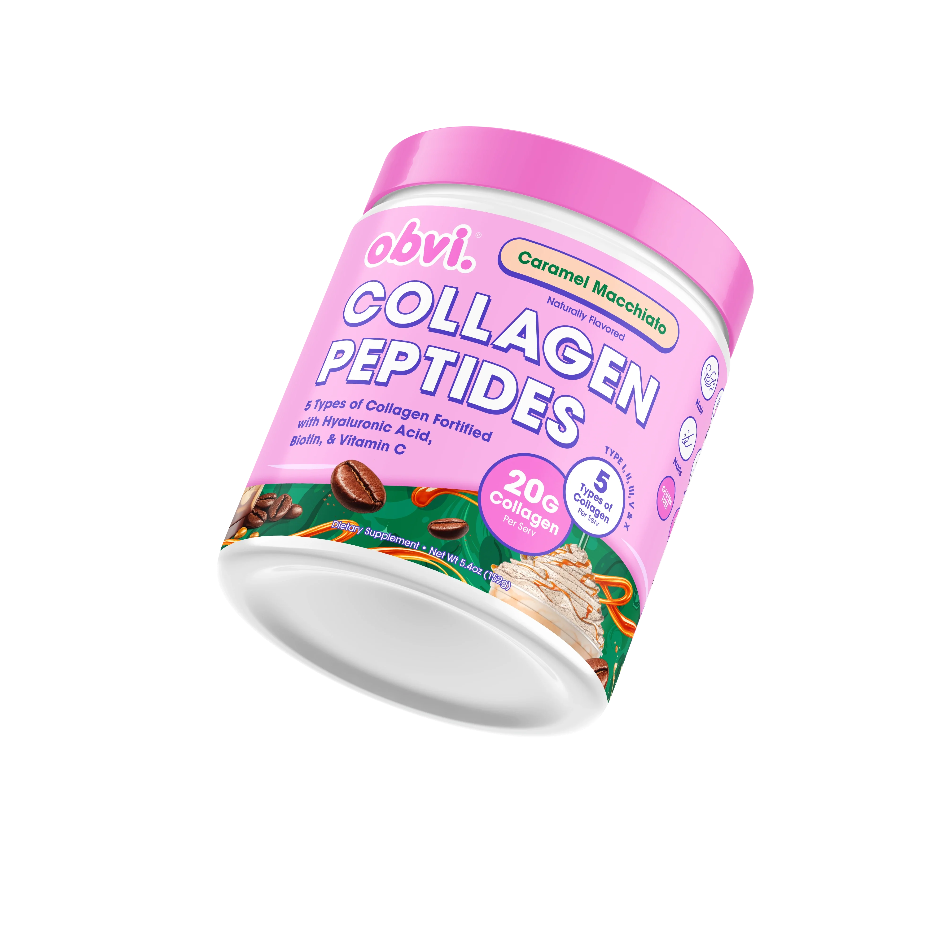 New Release Caramel Macchiato Collagen Peptides
